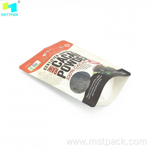 Cacao Powder Packaging Bag with Window